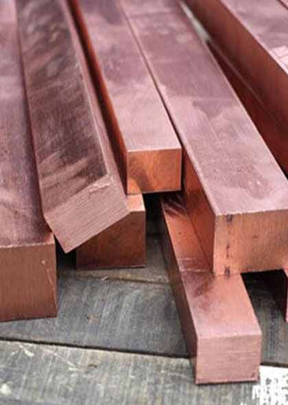 Copper Bars Square Bar